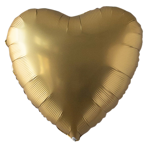 Heart - Satin Gold