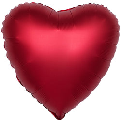 Satin Red Heart