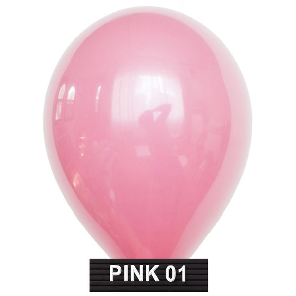 pink 11" balloons latex