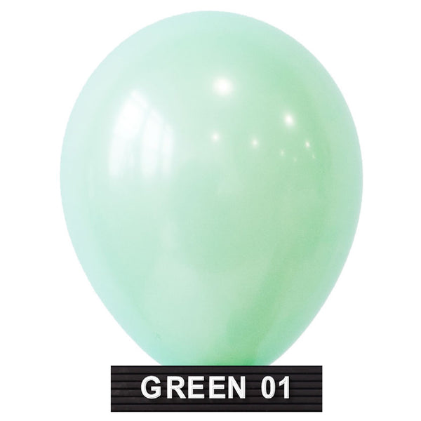 green balloon 11" latex