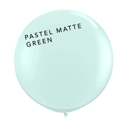 Jumbo Round Balloon - Pastel Matte Green