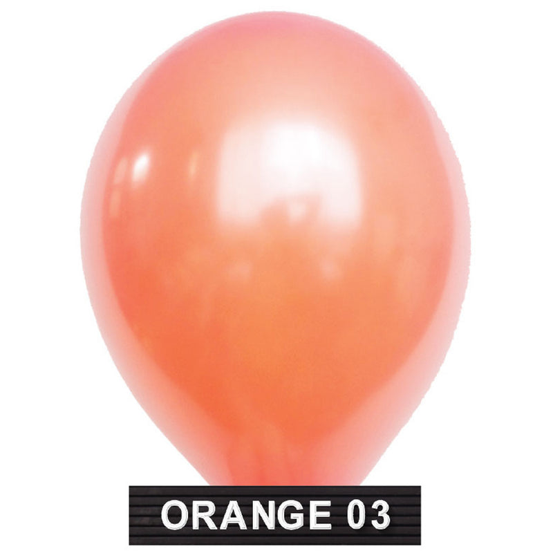 peach balloons 11" latex