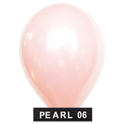 pearl pink 11" balloons latex