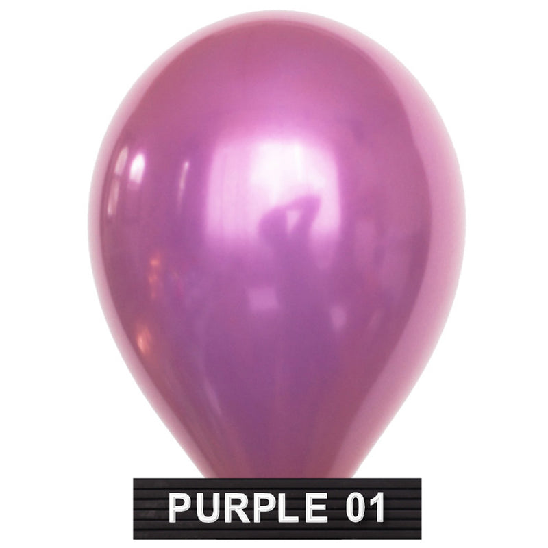 purple 11" balloons latex