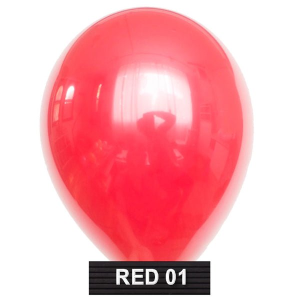 red 11" balloons latex
