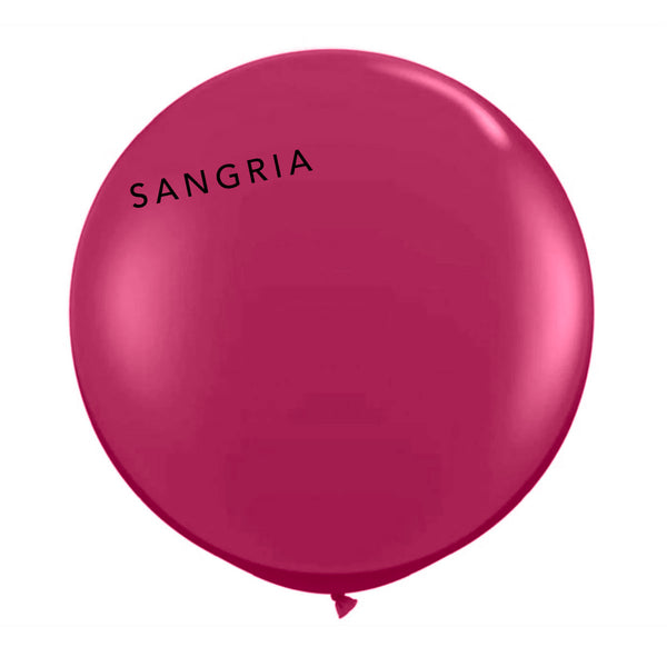Sangria Jumbo Round Balloon