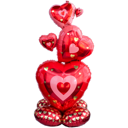 Freestanding Stacked Hearts