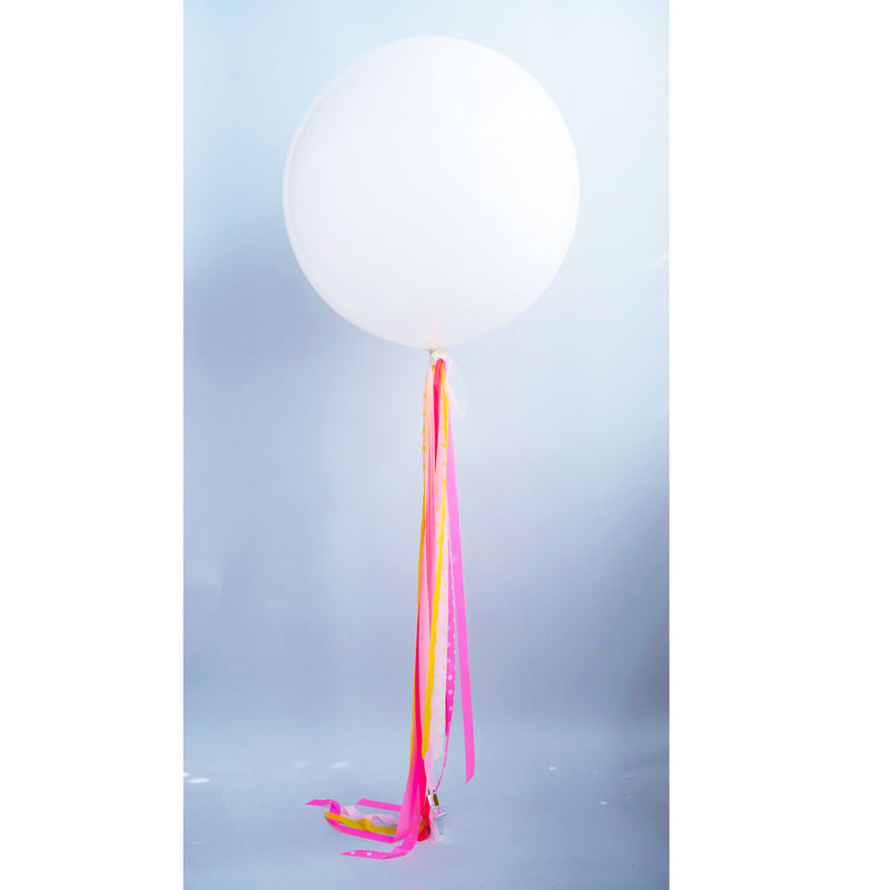 Jumbo Round with Tassel Tails, Luft Balloon