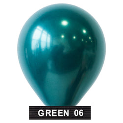 teal balloons 11" latex