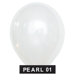 pearl white 11" balloons latex