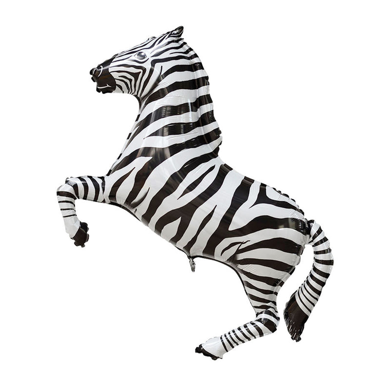 zebra foil balloons