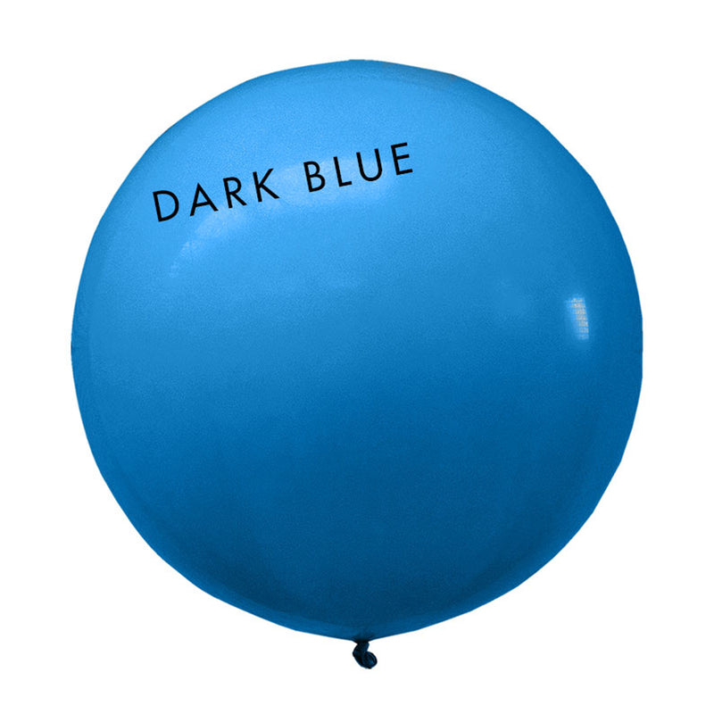 dark blue 3' globe balloon