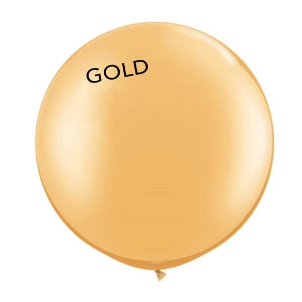 Gold Jumbo Round Balloon