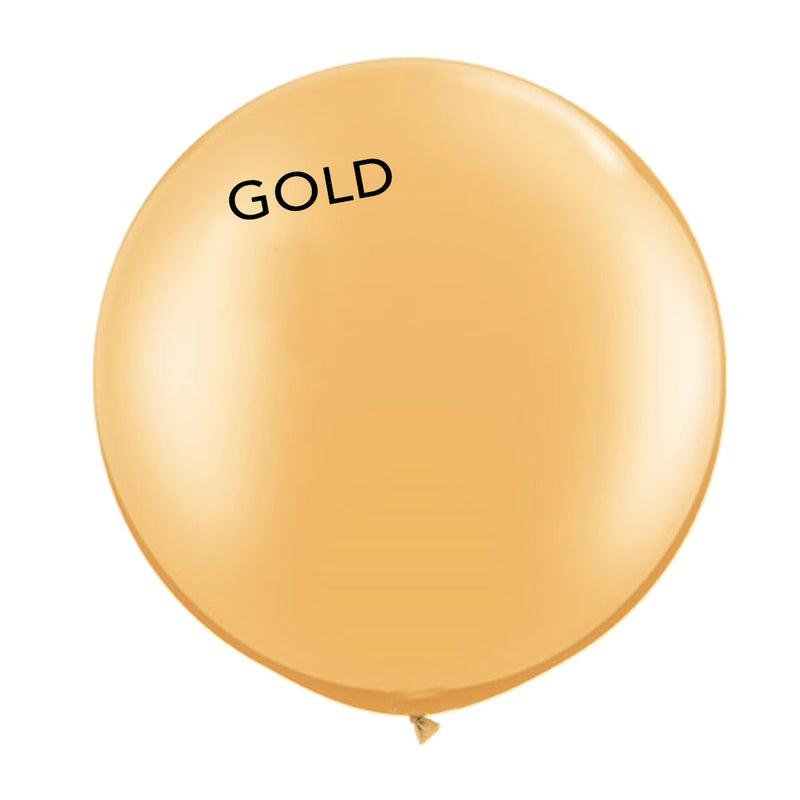 Jumbo Round Balloon - Gold