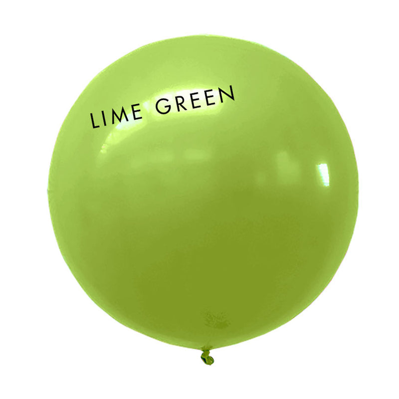 lime green 3' globe balloon