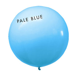 pale blue 3' globe balloon