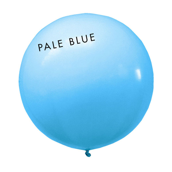 pale blue 3' globe balloon