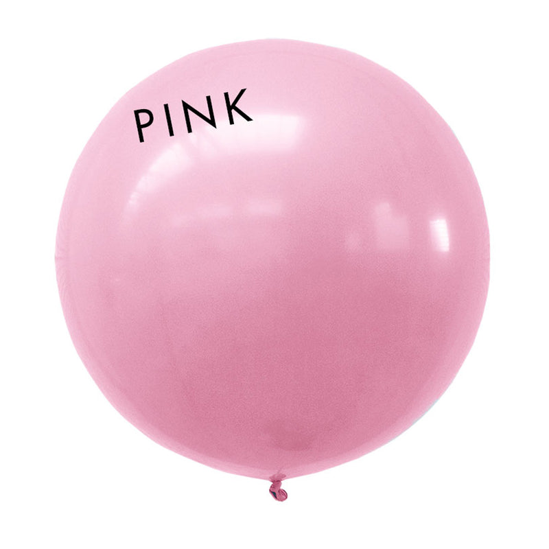 pink 3' globe balloon