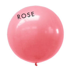 rose 3' globe balloon