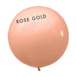 rose gold 3' globe balloon
