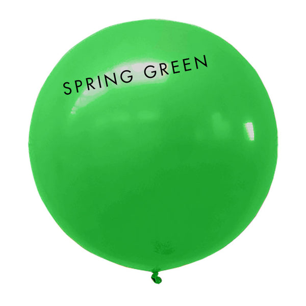 spring green 3' globe balloon